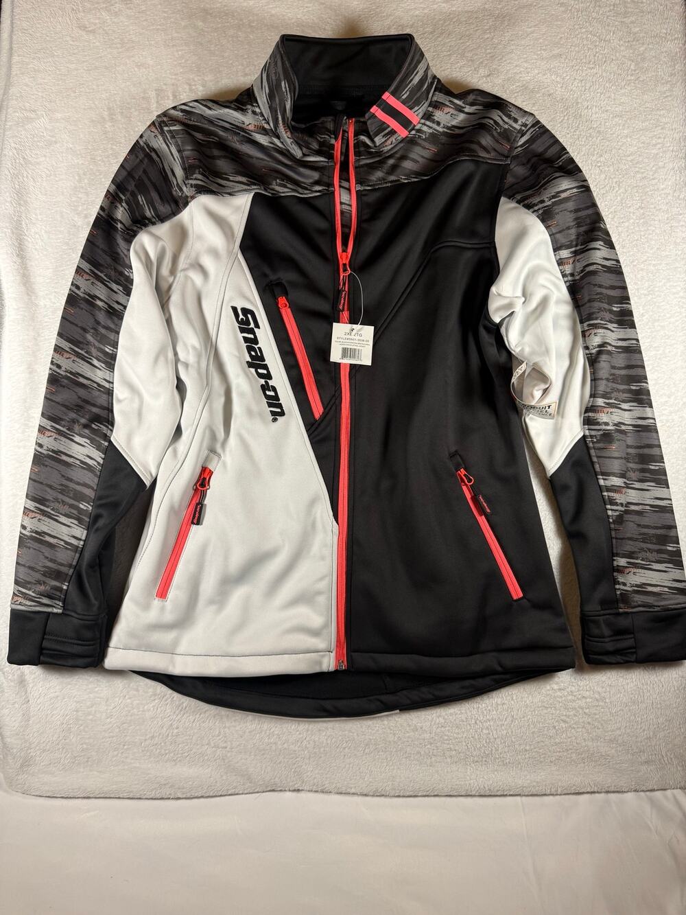 NWT Snap-on Tools Jacket Women 2XL Lethal Ladies Chaos Softshell Choko Black